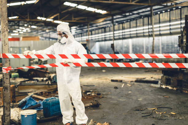 Professional Odor Removal technician working in Montrose, MI